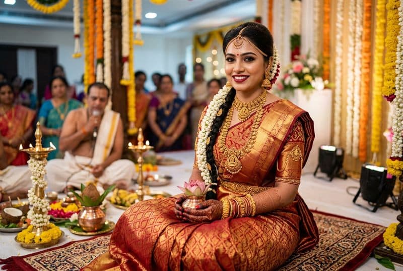 Traditional South Indian Bridal Makeover Perambur Traditional South Indian Bridal Makeover Perambur